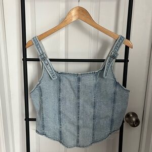 Wild Fable Denim Crop Top